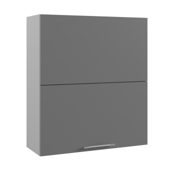 Арка ВПГПМ 800 шкаф верхний с подъемным механизмом высокий (Штукатурка белая/корпус Серый) в Большой Ирбе - bolshaya-irba.mebel54.com | фото