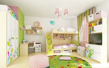 Детская комната Флёр (Белый/корпус Клен) в Большой Ирбе - bolshaya-irba.mebel54.com | фото
