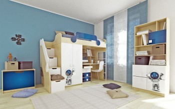 Детская комната Санни (Белый/корпус Клен) в Большой Ирбе - bolshaya-irba.mebel54.com | фото