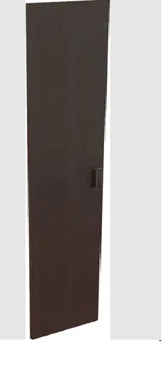 Дверь из ЛДСП к узкому стеллажу К-975. Ф Венге в Большой Ирбе - bolshaya-irba.mebel54.com | фото
