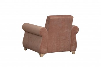 Кресло для отдыха "Порто" (велюр киви корица / микровельвет крем) в Большой Ирбе - bolshaya-irba.mebel54.com | фото