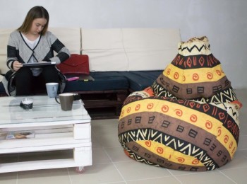 Кресло-груша Большое-Африка в Большой Ирбе - bolshaya-irba.mebel54.com | фото
