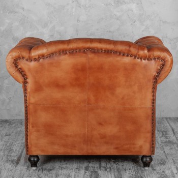 Кресло кожаное Лофт Честер-Нью в Большой Ирбе - bolshaya-irba.mebel54.com | фото
