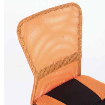 Кресло компактное BRABIX Smart MG-313 (черный, оранжевый) в Большой Ирбе - bolshaya-irba.mebel54.com | фото