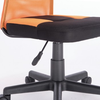 Кресло компактное BRABIX Smart MG-313 (черный, оранжевый) в Большой Ирбе - bolshaya-irba.mebel54.com | фото