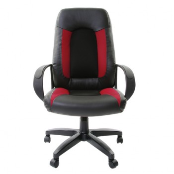 Кресло офисное BRABIX Strike EX-525 (черно-красный) в Большой Ирбе - bolshaya-irba.mebel54.com | фото