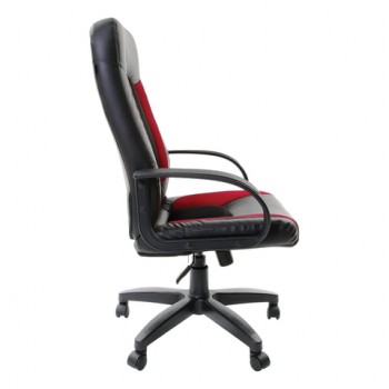 Кресло офисное BRABIX Strike EX-525 (черно-красный) в Большой Ирбе - bolshaya-irba.mebel54.com | фото