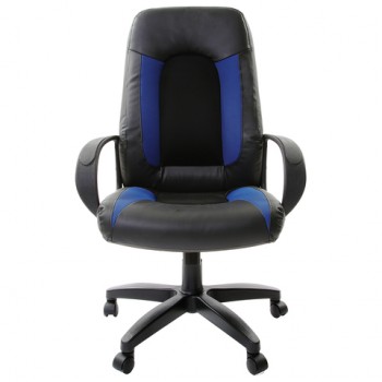 Кресло офисное BRABIX Strike EX-525 (сине-черный) в Большой Ирбе - bolshaya-irba.mebel54.com | фото