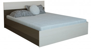 Кровать 0,8м Юнона с настилом (Венге / Дуб) в Большой Ирбе - bolshaya-irba.mebel54.com | фото