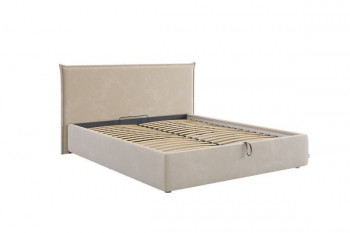Кровать с подъемным механизмом Лада 160х200 см (графит (велюр)) в Большой Ирбе - bolshaya-irba.mebel54.com | фото