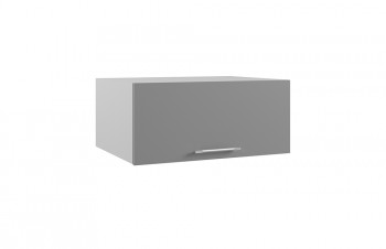 Лофт ГПГ 800 шкаф верхний горизонтальный глубокий (Штукатурка белая/корпус Серый) в Большой Ирбе - bolshaya-irba.mebel54.com | фото