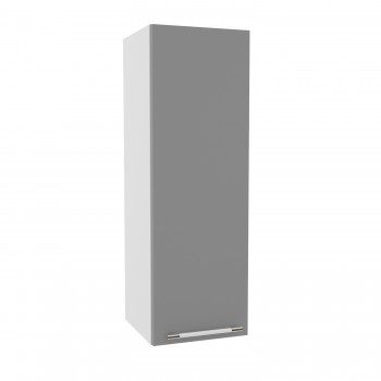 Лофт ВП 300 шкаф верхний высокий (Штукатурка белая/корпус Серый) в Большой Ирбе - bolshaya-irba.mebel54.com | фото