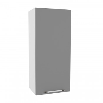 Лофт ВП 400 шкаф верхний высокий (Штукатурка белая/корпус Серый) в Большой Ирбе - bolshaya-irba.mebel54.com | фото