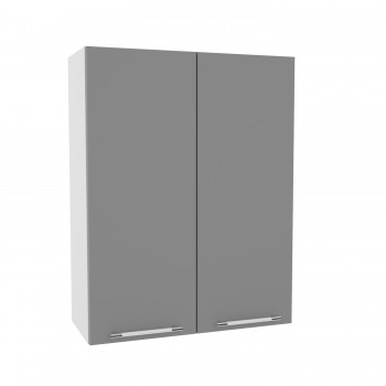 Лофт ВП 700 шкаф верхний высокий (Штукатурка белая/корпус Серый) в Большой Ирбе - bolshaya-irba.mebel54.com | фото
