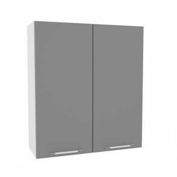 Лофт ВП 800 шкаф верхний высокий (Штукатурка белая/корпус Серый) в Большой Ирбе - bolshaya-irba.mebel54.com | фото