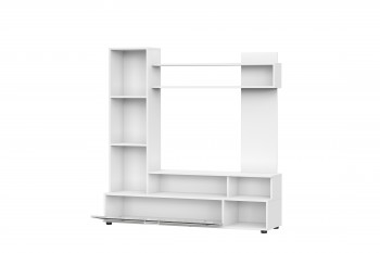 Мебель для гостиной "МГС 9" Белый / Цемент светлый в Большой Ирбе - bolshaya-irba.mebel54.com | фото