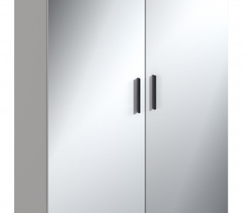 Милан СБ-3257 Шкаф 2 дверный Серый в Большой Ирбе - bolshaya-irba.mebel54.com | фото