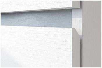 Модульная система "Токио" Пенал Белый текстурный / Белый текстурный в Большой Ирбе - bolshaya-irba.mebel54.com | фото