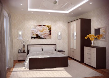 Модульная спальня Фиеста в Большой Ирбе - bolshaya-irba.mebel54.com | фото