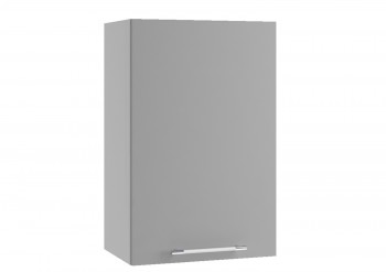 Монца П 450 шкаф верхний (Белый софт/корпус Серый) в Большой Ирбе - bolshaya-irba.mebel54.com | фото
