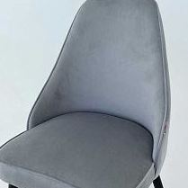 Набор стульев Милан 2 шт (серый велюр/черный) в Большой Ирбе - bolshaya-irba.mebel54.com | фото