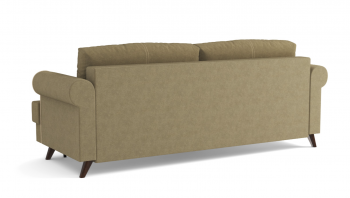 Оливер / диван - кровать 3-х местн. (еврокнижка) (велюр велутто коричневый 23 в Большой Ирбе - bolshaya-irba.mebel54.com | фото