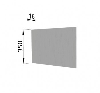 Панель торцевая (для шкафа горизонтального глубокого) ГПГ Капля (Белый) в Большой Ирбе - bolshaya-irba.mebel54.com | фото