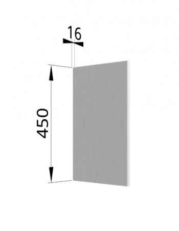 Панель торцевая (для шкафа горизонтального высокого) ВПГ Гарда (Белый) в Большой Ирбе - bolshaya-irba.mebel54.com | фото