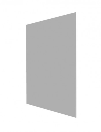 Панель торцевая С Ройс (для шкафов нижних) Белый софт в Большой Ирбе - bolshaya-irba.mebel54.com | фото
