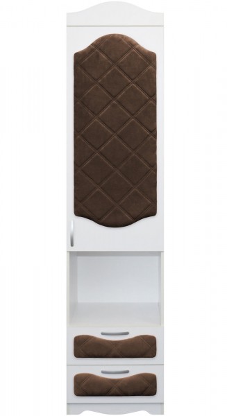 Пенал с ящиками серии Иллюзия 08 Шоколад в Большой Ирбе - bolshaya-irba.mebel54.com | фото