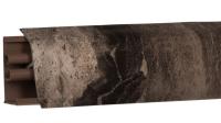 Плинтус LB-38, L=3000мм, мрамор бергамо темный в Большой Ирбе - bolshaya-irba.mebel54.com | фото