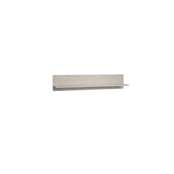 Полка навесная Саманта Дуб харбор белый в Большой Ирбе - bolshaya-irba.mebel54.com | фото