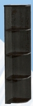 Полка угловая низкая ДЛЯ ГОСТИНОЙ ПУН-305 Венге в Большой Ирбе - bolshaya-irba.mebel54.com | фото