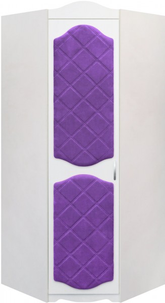 Шкаф угловой Иллюзия 32 Фиолетовый в Большой Ирбе - bolshaya-irba.mebel54.com | фото