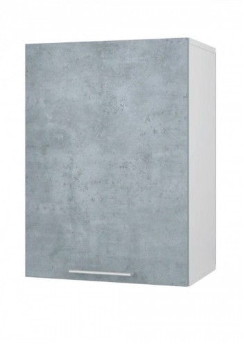 Шкаф 45 с фасадом Лофт (Камень Оленна/Белый) в Большой Ирбе - bolshaya-irba.mebel54.com | фото