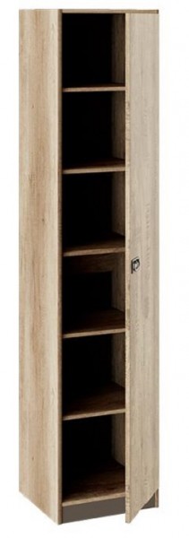 Шкаф для белья «Пилигрим» (Дуб Каньон светлый, Фон серый) в Большой Ирбе - bolshaya-irba.mebel54.com | фото