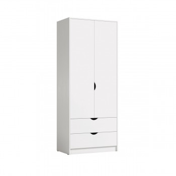 Шкаф для одежды 13.327 Уна (Белый) в Большой Ирбе - bolshaya-irba.mebel54.com | фото