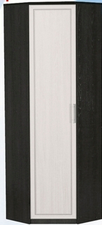 Шкаф для одежды угловой ДЛЯ ГОСТИНОЙ ШОУ-695 Венге/Дуб выбеленный в Большой Ирбе - bolshaya-irba.mebel54.com | фото