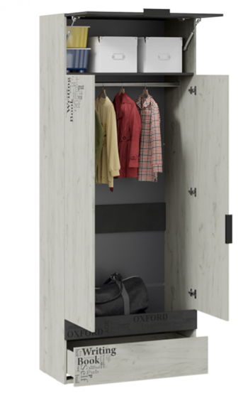 Шкаф комбинированный для одежды «Оксфорд-2» в Большой Ирбе - bolshaya-irba.mebel54.com | фото