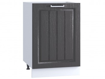 Шкаф нижний 500, ШН 500 (Клен серый/корпус белый) в Большой Ирбе - bolshaya-irba.mebel54.com | фото