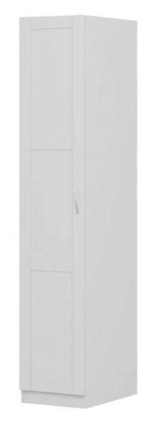 Шкаф однодверный Пегас сборный белый в Большой Ирбе - bolshaya-irba.mebel54.com | фото