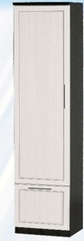 Шкаф средний с ящиком ДЛЯ ГОСТИНОЙ ШСЯ-450 Венге/Дуб выбеленный в Большой Ирбе - bolshaya-irba.mebel54.com | фото
