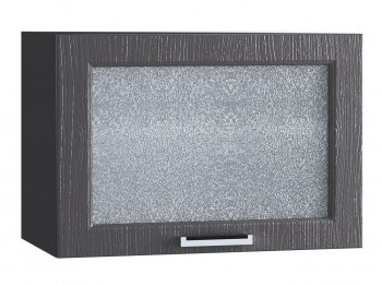 Шкаф верхний горизонтальный со стеклом 609, ШВГС 609 (Клен серый/корпус венге) в Большой Ирбе - bolshaya-irba.mebel54.com | фото