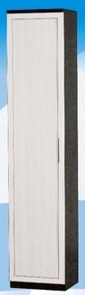 Шкаф высокий ДЛЯ ГОСТИНОЙ ШВ-450 Венге/Дуб выбеленный в Большой Ирбе - bolshaya-irba.mebel54.com | фото