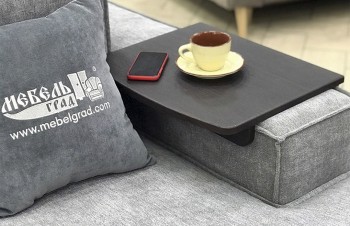 Столик накладка Дени для подлокотников шириной 150-200 мм Кофе структурный матовый в Большой Ирбе - bolshaya-irba.mebel54.com | фото