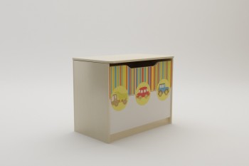 Ящик для игрушек Клаксон (Бежевый/корпус Клен) в Большой Ирбе - bolshaya-irba.mebel54.com | фото