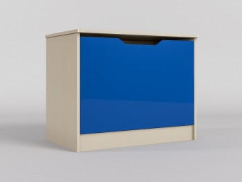 Ящик для игрушек Скай люкс (Синий/корпус Клен) в Большой Ирбе - bolshaya-irba.mebel54.com | фото